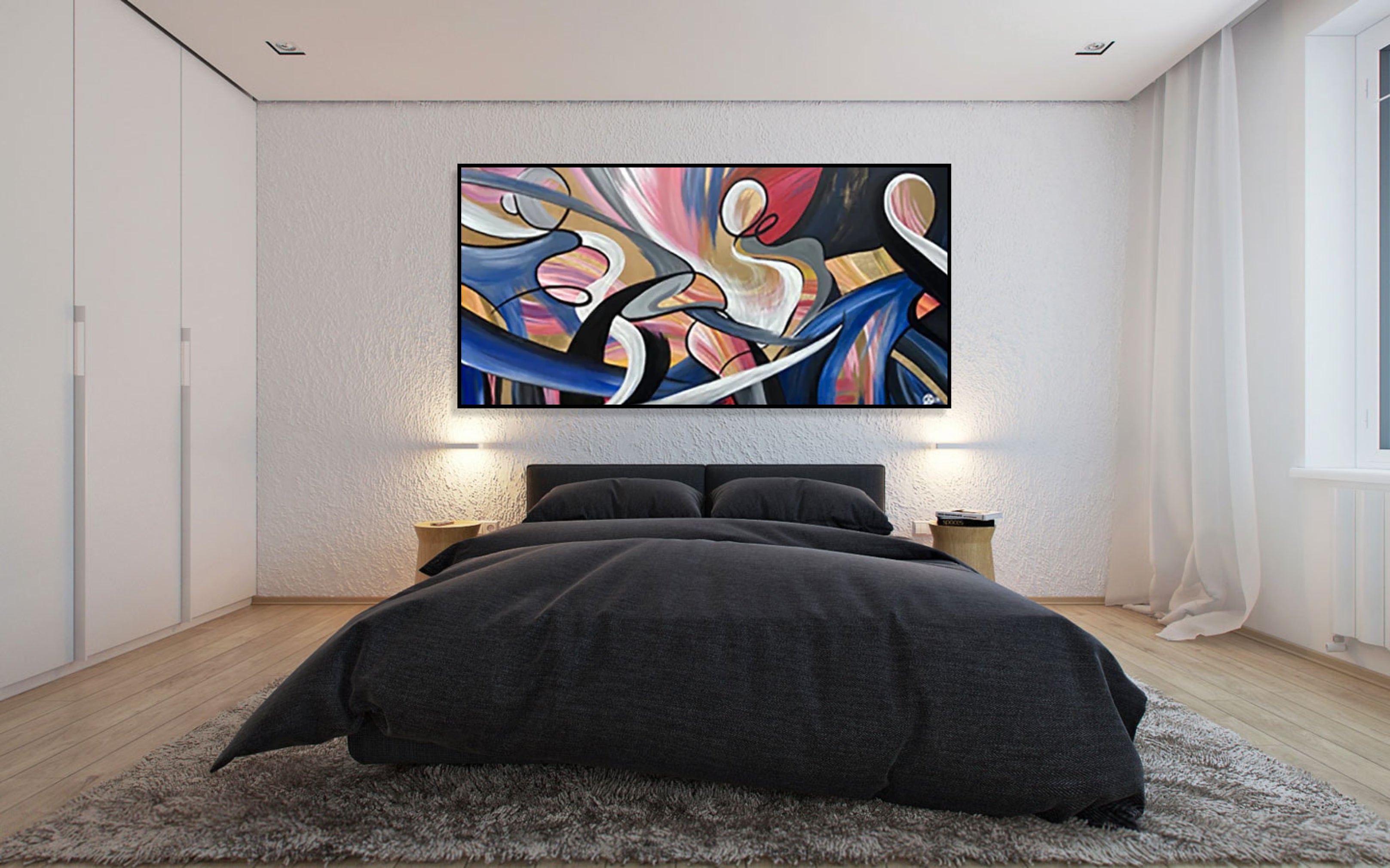 6 Bedroom Interior Paintings – Trendgallery.art