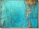 Blue green abstract painting ACE