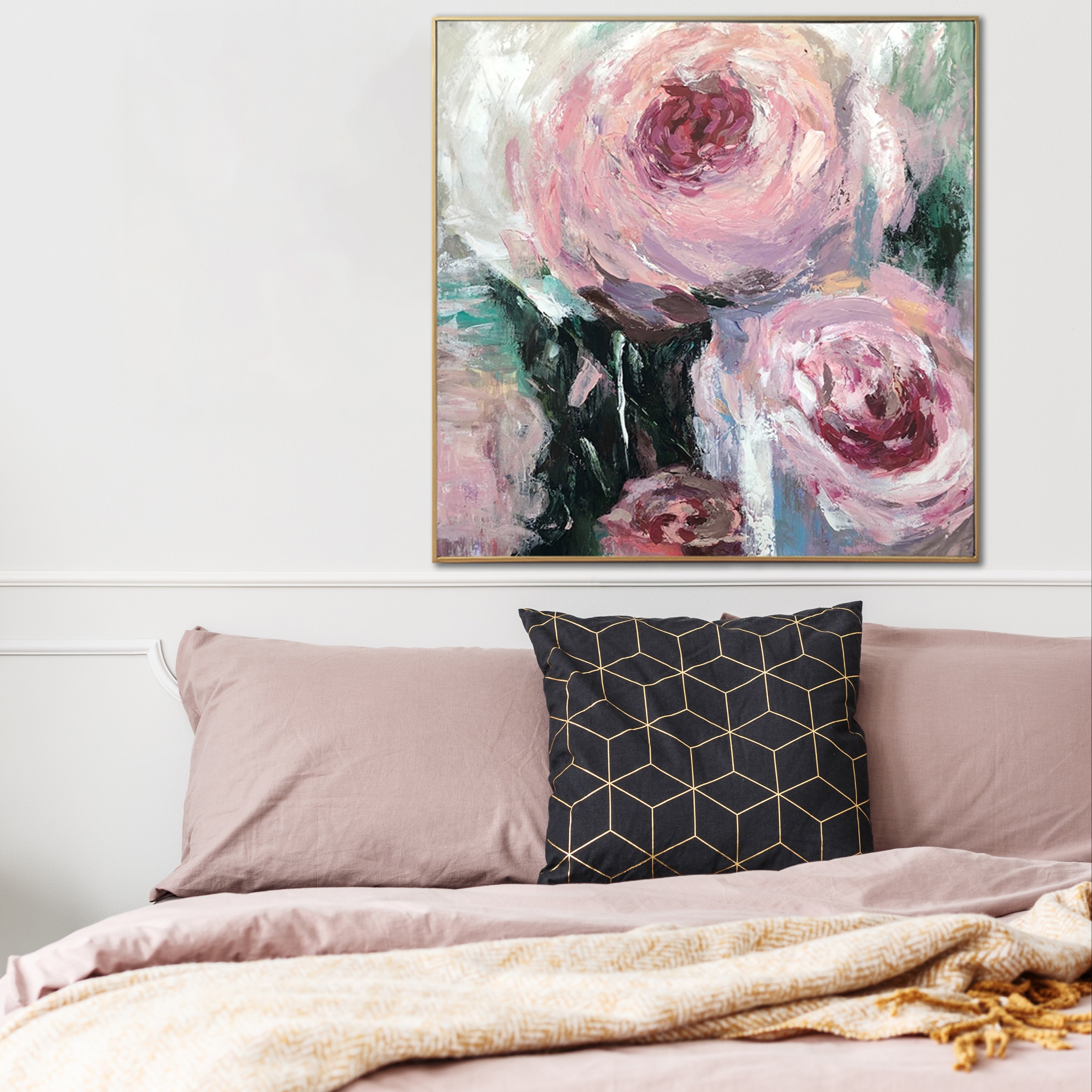 SPRING PEONIES 23.6"x23.6"