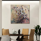 Flower abstract art BOUQUET OF LILIES