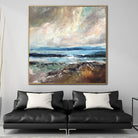 AHEAD OF THE STORM 27.5"x27.5"