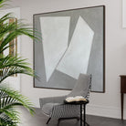 SILVER CHALK 32"x32"