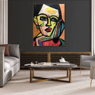 Abstract cubism painting FRIDA KAHLO