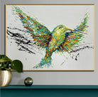 SPRING HUMMINGBIRD 20"x28"