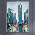 Abstract City Painting AVENUE REVERIE