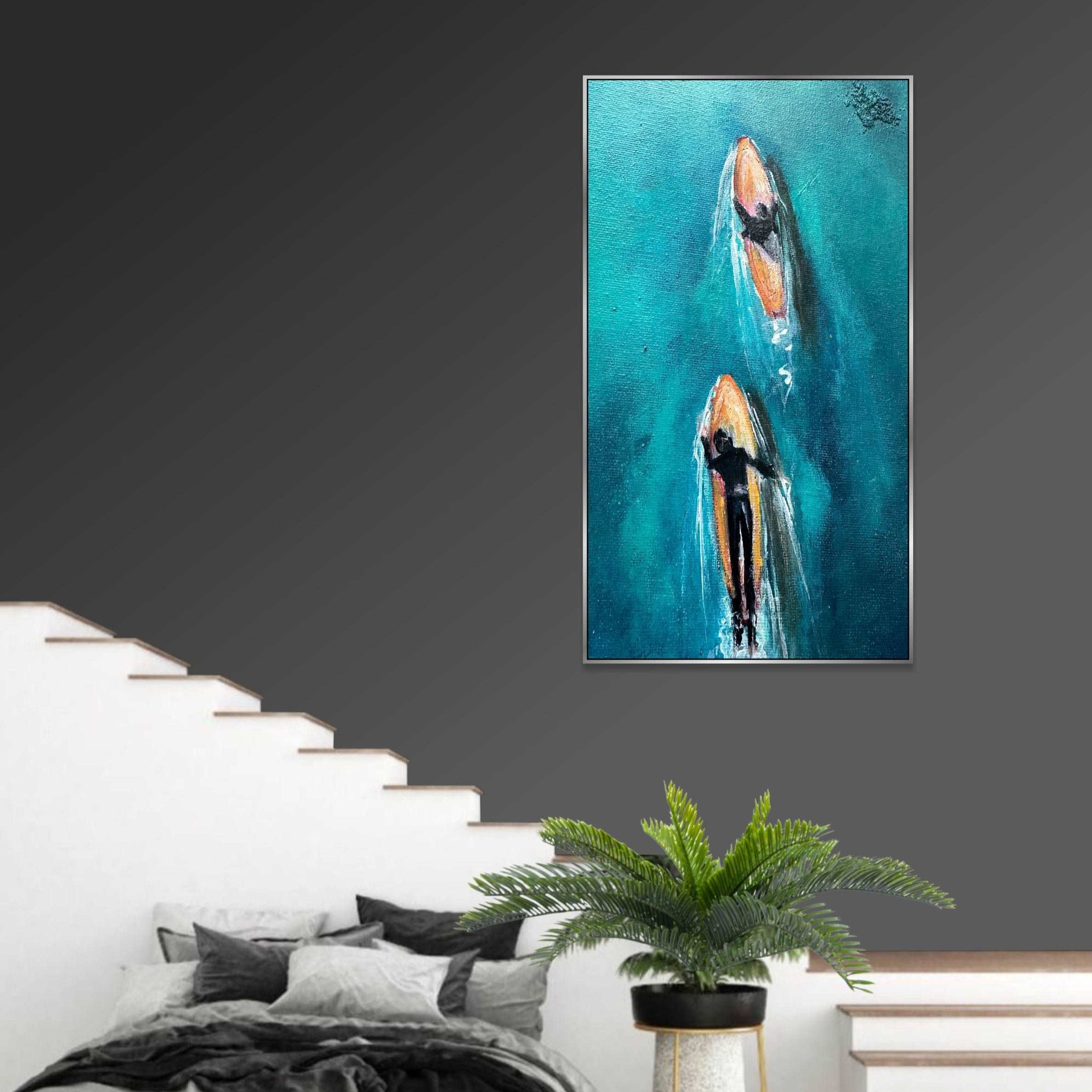 MOTION- Original hotsell Acrylic Painting on Stretched Canvas, Wall Art, Abstract Painting, Ocean Painting, Color Art, Artwork