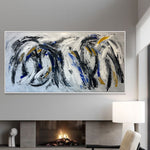 Large Canvas Art Abstract Contemporary Art Acrylic Painting Modern Abstract Painting Frame Painting Unique Abstract Painting Creative | RYTHMIC ROUNDS