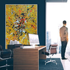 YELLOW SPLASH 54"x39.4"