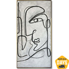 WITH MYSELF 45.6"x20"