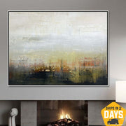 Oil Paintings On Canvas Original Texture Painting Unique Wall Art Minimalist Abstract Painting | DEPTH OF NATURE 343 31.5"x39.4"