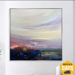 Landscape Painting On Canvas Original Wall Oil Painting Original Abstract Unique Painting Modern Paintings Living Room | DEPTH OF NATURE 338 38"x35.4""