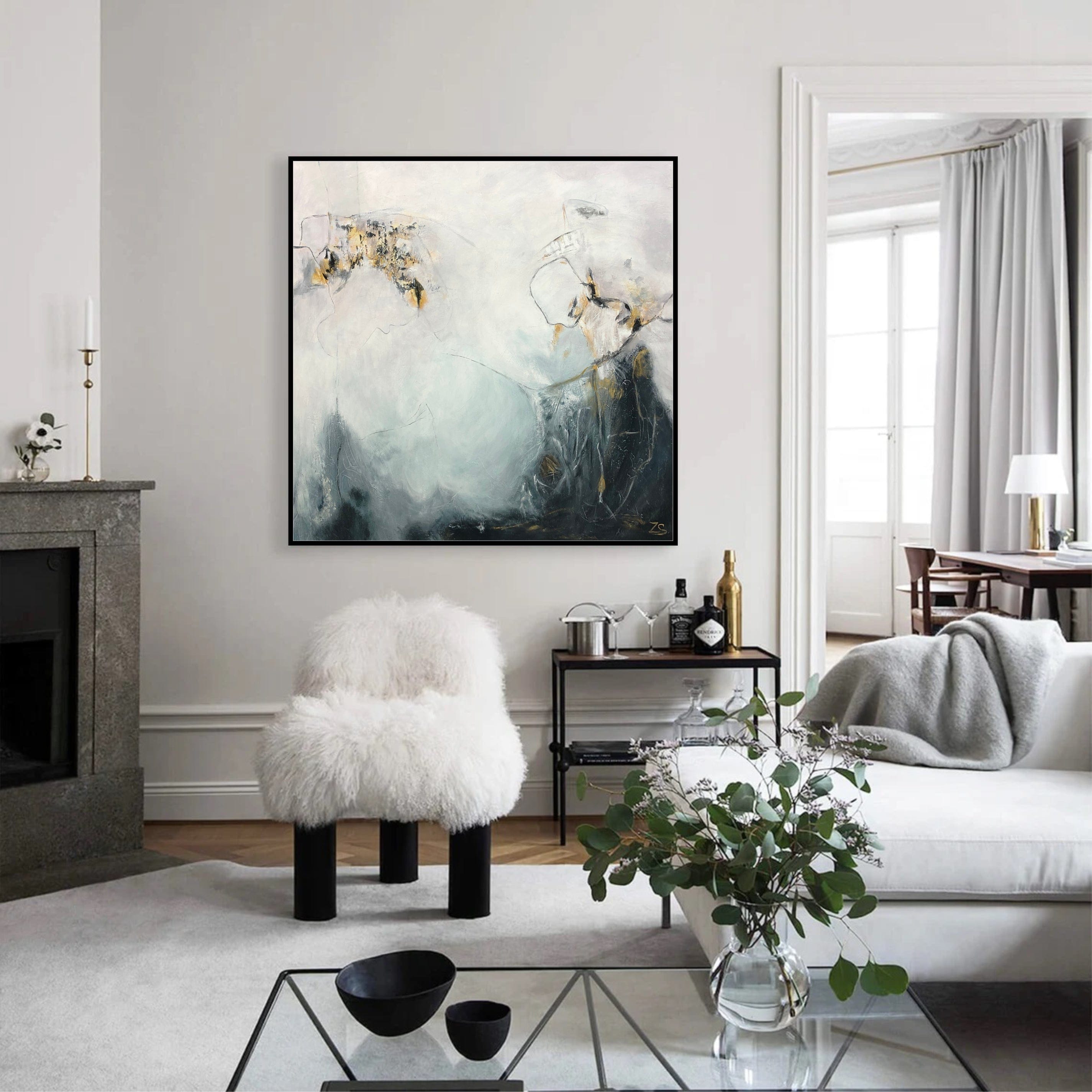 SOMEWHERE IN THE HEAVEN 46"x46"