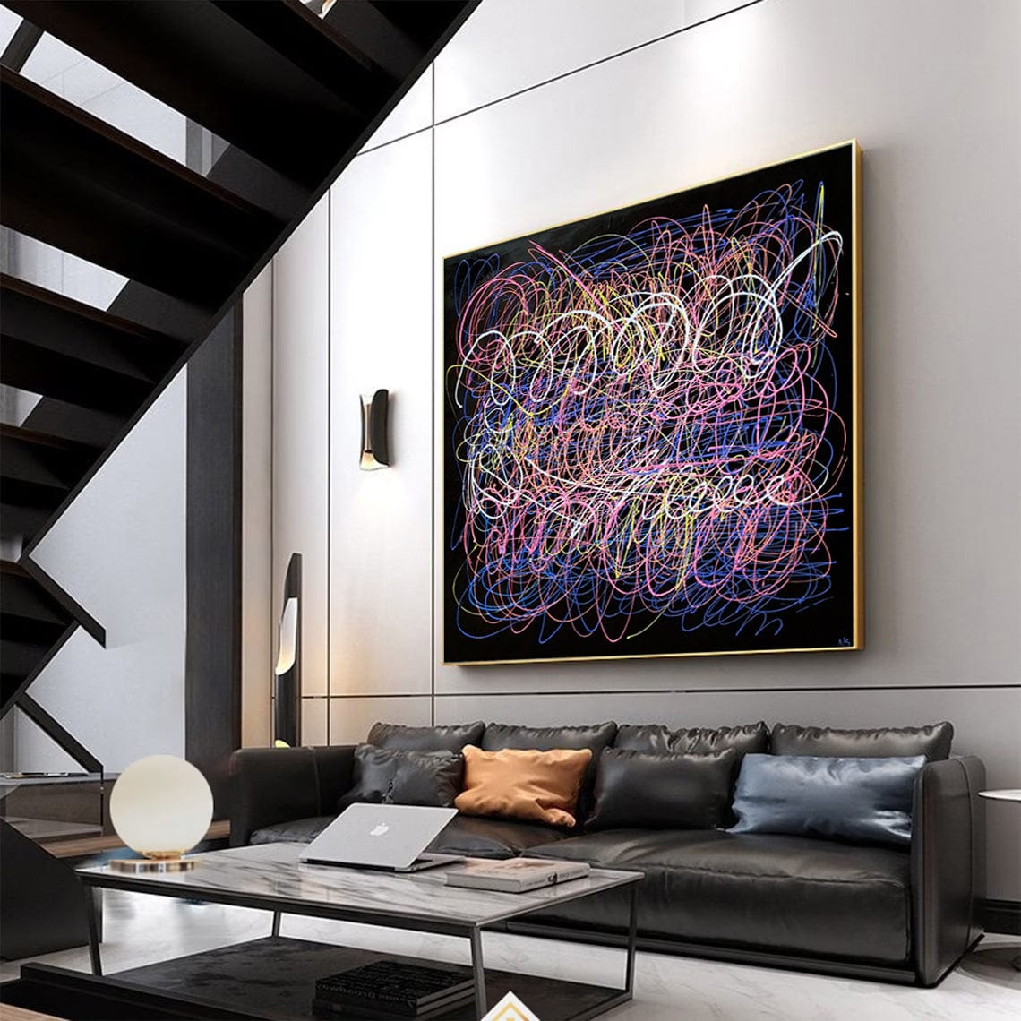 COLORFUL APPARITION 46"x46"