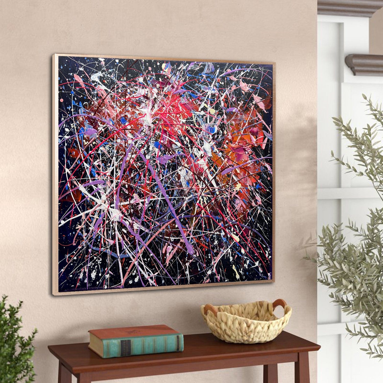 COLOR SPLASHES 24"x24"