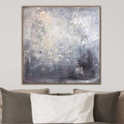 Abstract Large Gray Painting Oil Painting White Abstract Painting Beige ...