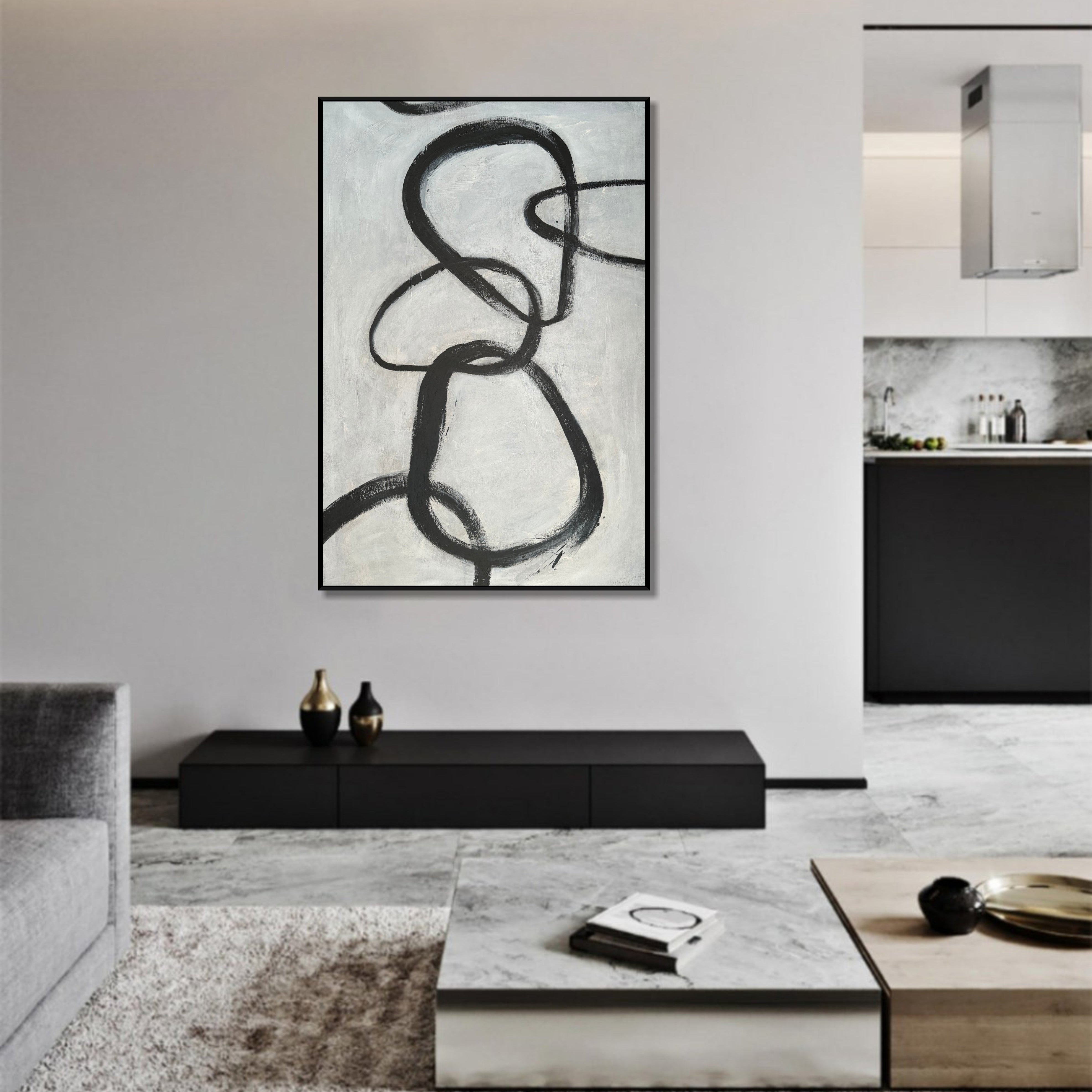 FLOWING CONNECTIONS 48"x32"