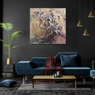 Flower abstract art BOUQUET OF LILIES