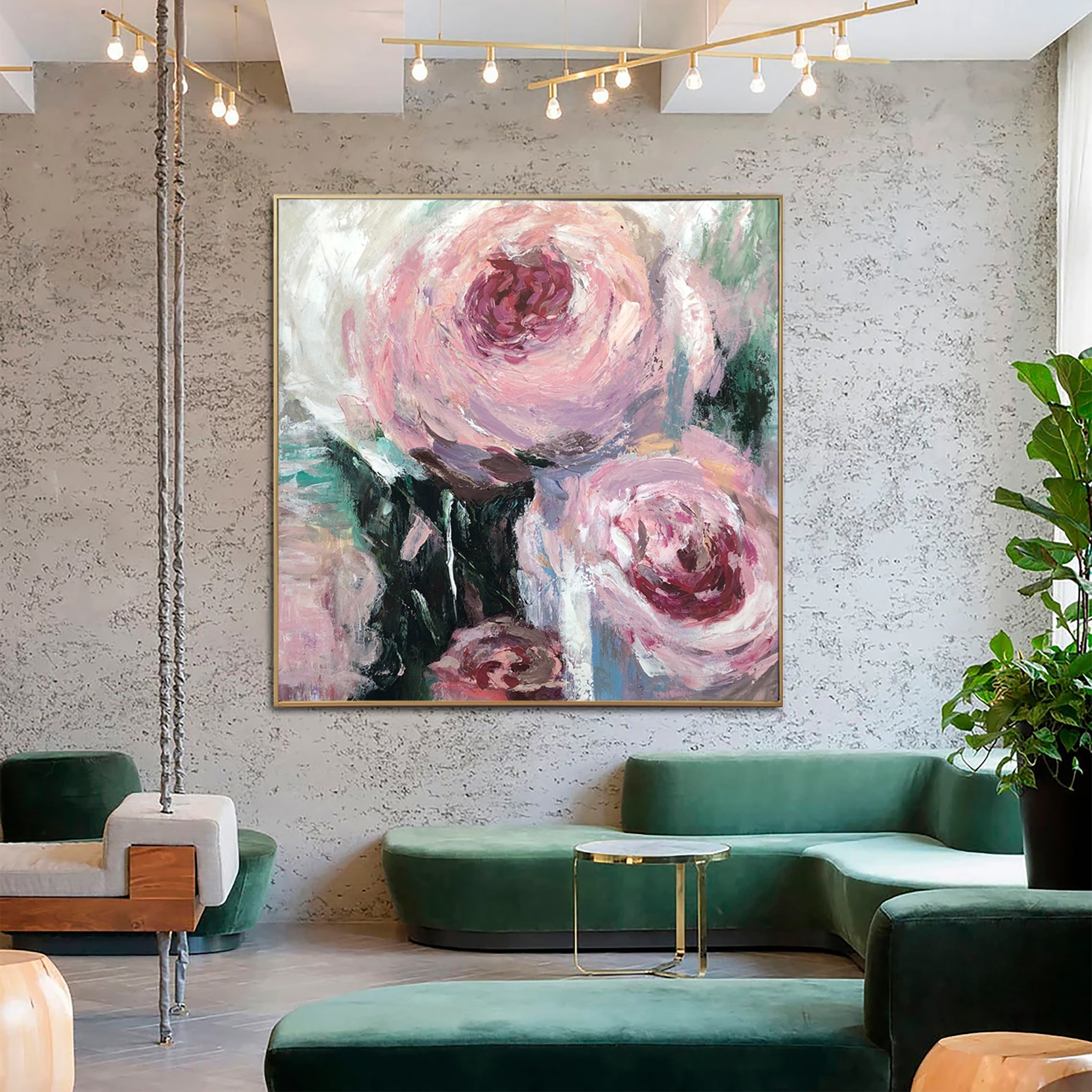 SPRING PEONIES 23.6"x23.6"