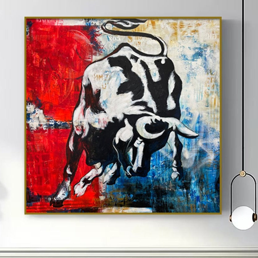Abstract Bull Art