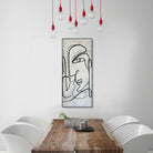 WITH MYSELF 45.6"x20"