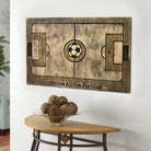 WOODEN FOOTBALL PITCH 16"x24"