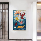 JOYFUL SWIM 23.6"x15.7"