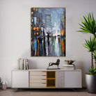 NIGHTTIME CITYSCAPE 39.4"x27.5"