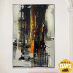 Abstract Minimalist Paintings On Canvas Modern Acrylic Oil Painting Creative Wall Hanging Painting Home Decor | ASSOCIATION 128 42.3"x29.5"