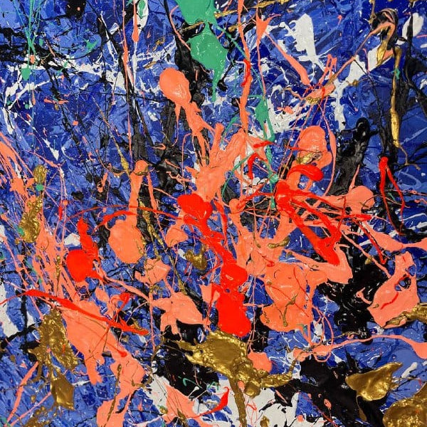 PURPLE SPLASH 46"x60"