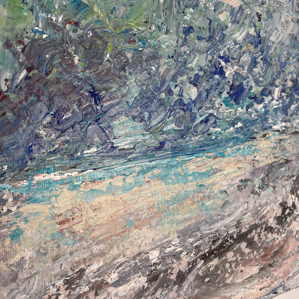 RAINY BEACH 30"x30"
