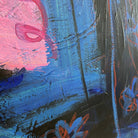 WOMAN WITH GLASSES 40"x40"