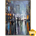 NIGHTTIME CITYSCAPE 39.4"x27.5"