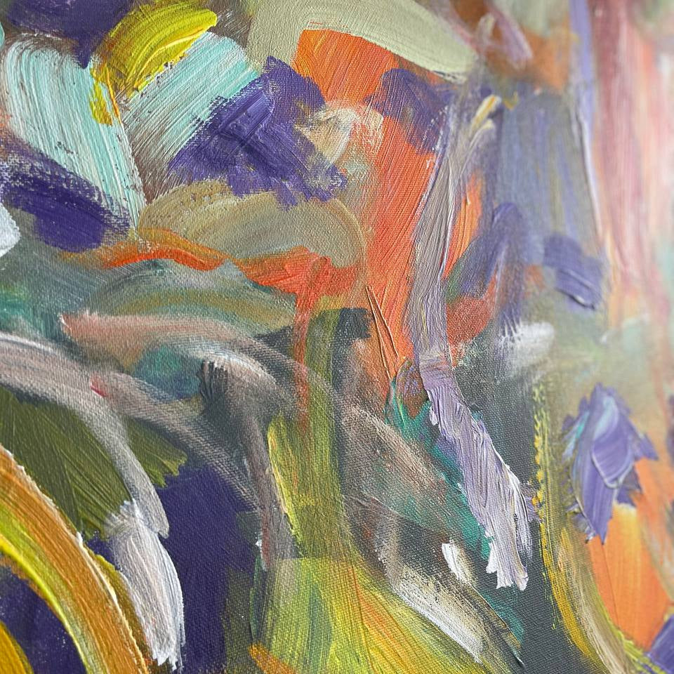 SPRING COLORS 40"x40"