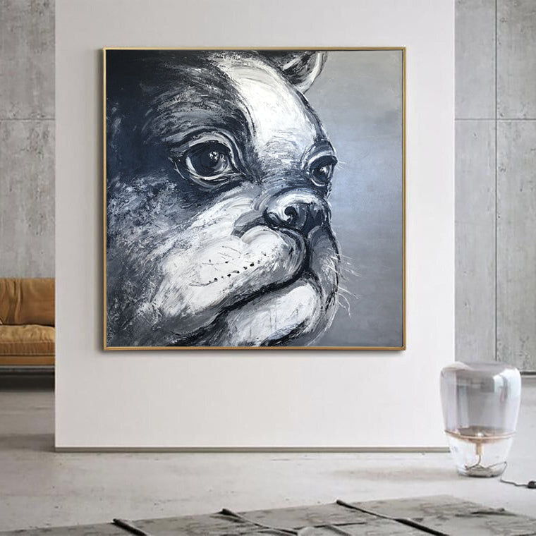 BULLDOG BENNY 32"x32"