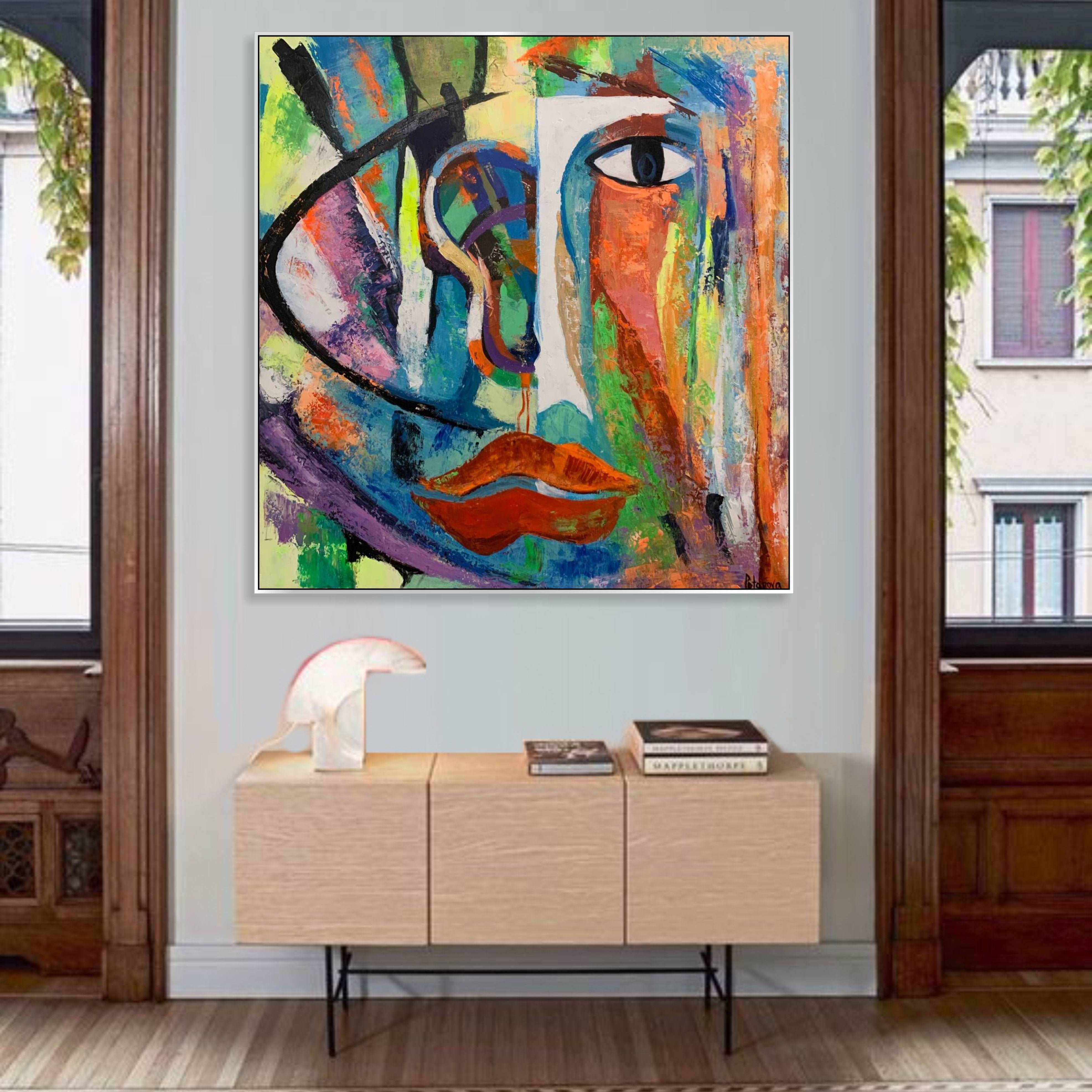 Abstract Painting On Canvas Large Wall Art Canvas Colorful Painting Lifestyle Painting Art | COLORS OF THE SOUL - Trend Gallery Art | Original Abstract Paintings