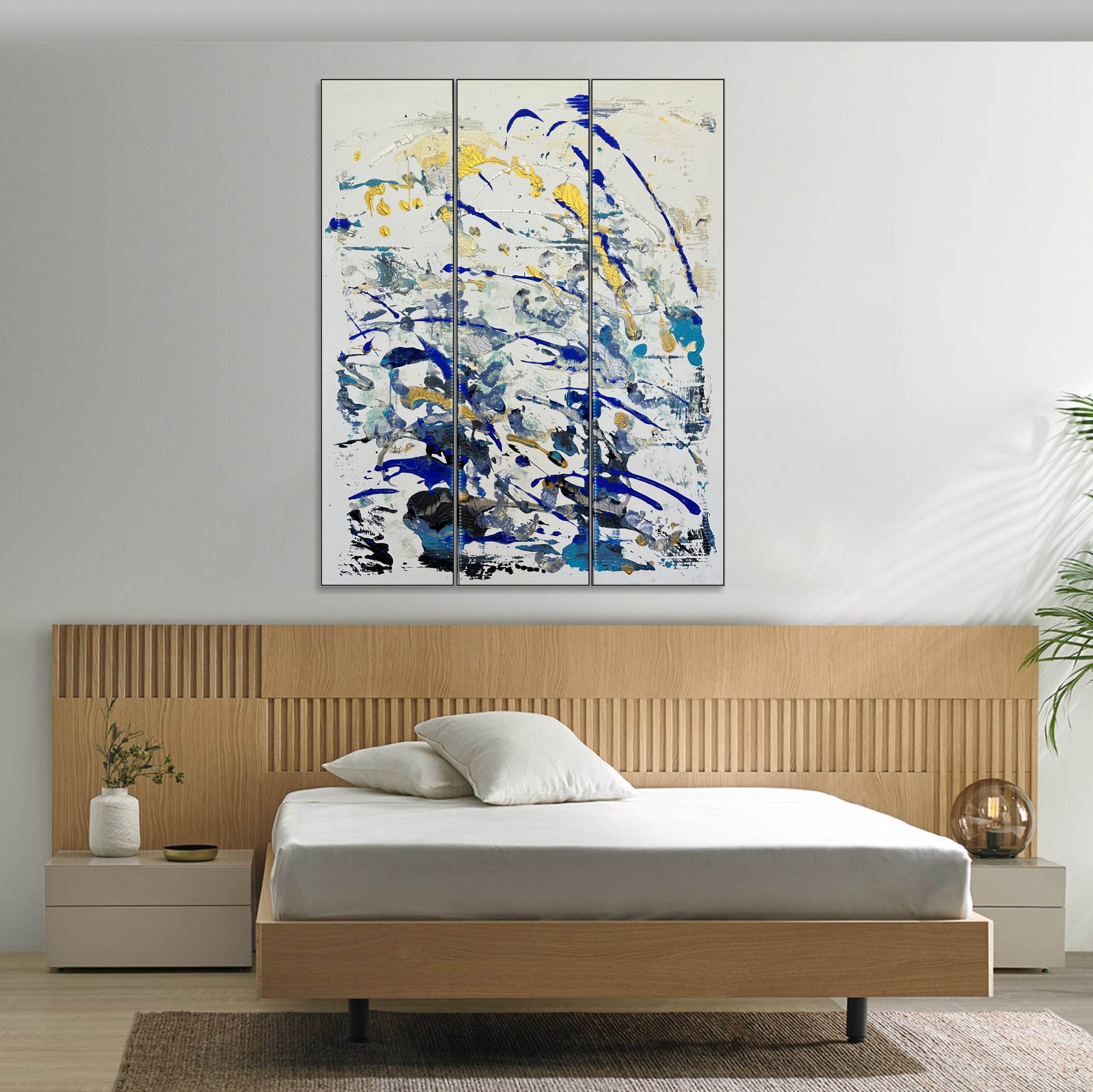 TEXTURED TIDES 46"x36"