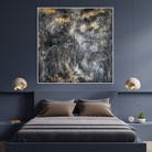 GLISTENING ABYSS 40"x40"