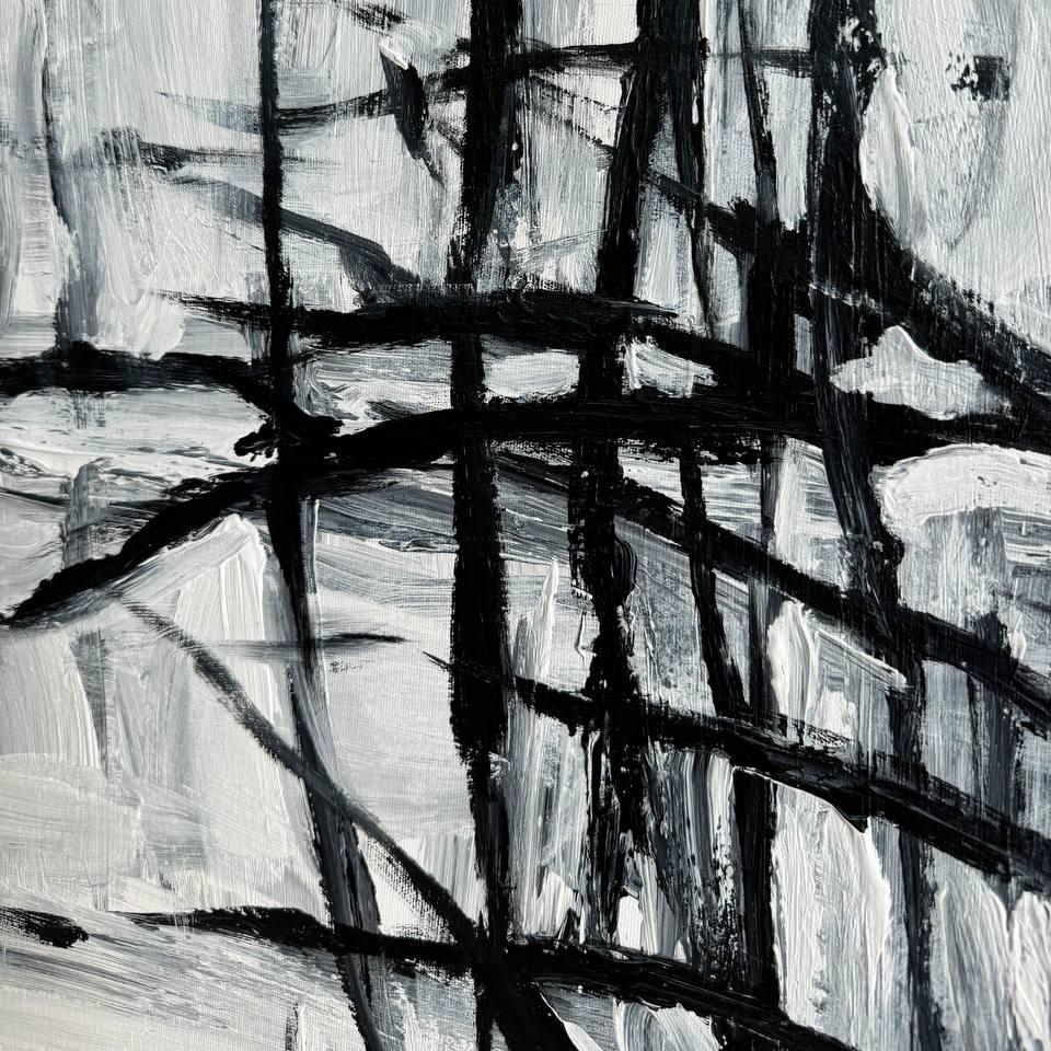 MINIMALIST INTERSECTION 40"x40"