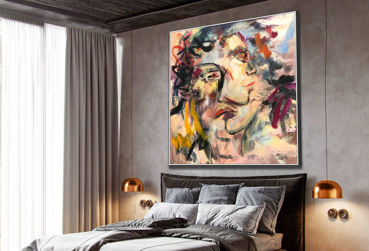 Abstract Bedroom Amazon.com: Abstract Cityscape Canvas Wall Art New