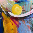 WOMAN WITH GLASSES 40"x40"