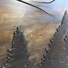 WOODEN FOREST LANDSCAPE 40.5"x55.5"