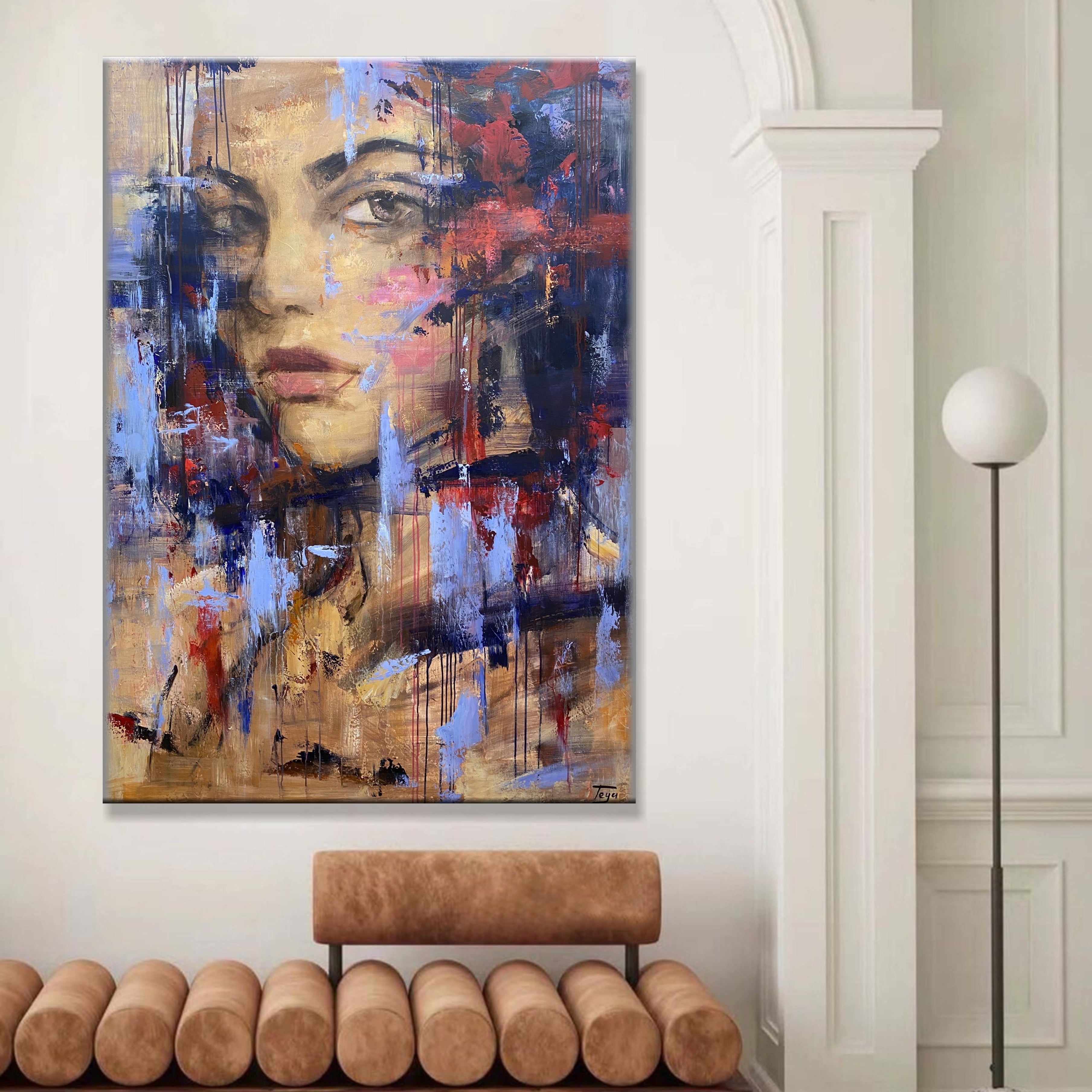 ELEGANT MUSE 63"x47"