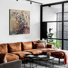 Flower abstract art BOUQUET OF LILIES