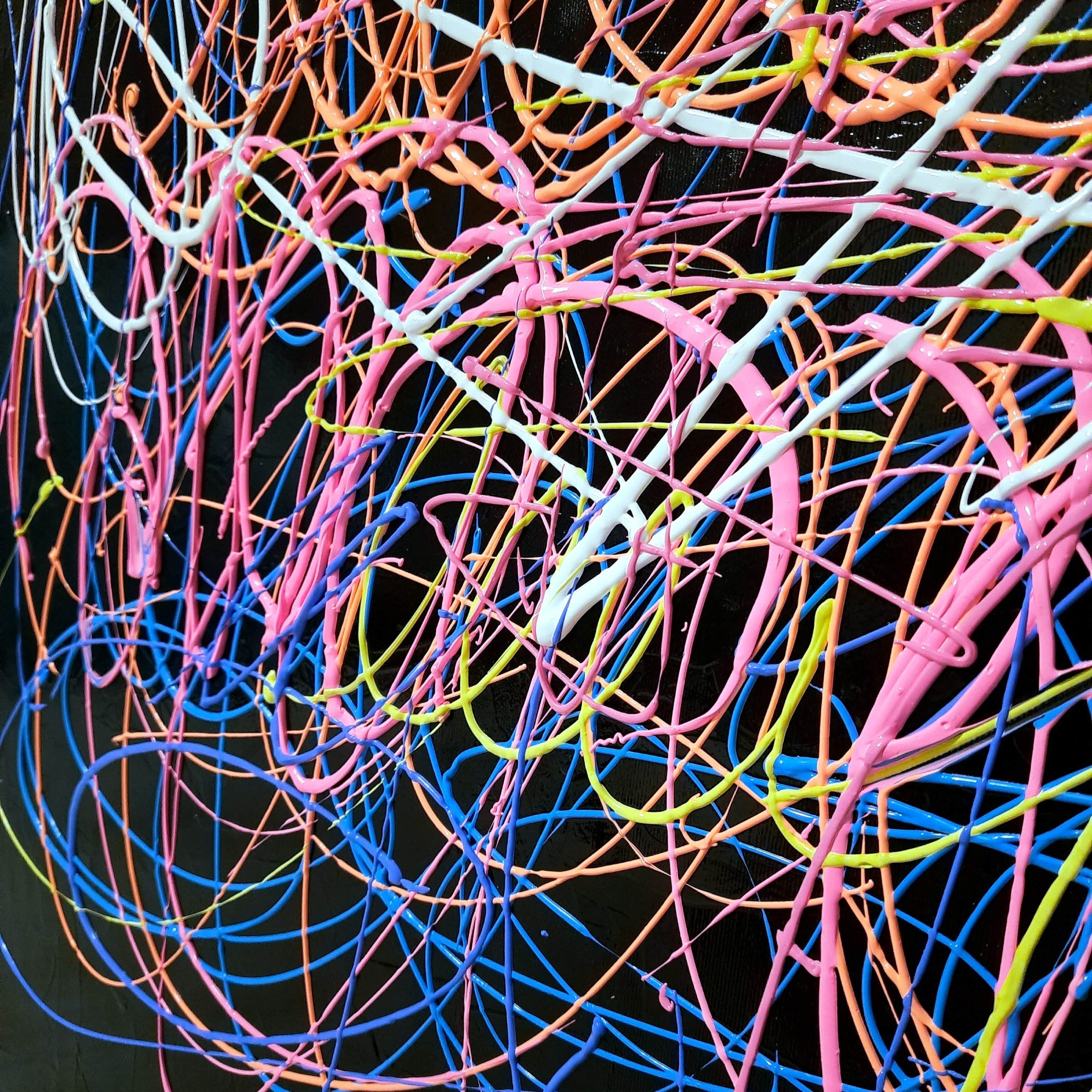 COLORFUL APPARITION 46"x46"