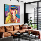 AZURE ELEGANCE 46"x46"