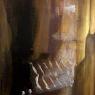 Brown tones paintings with golen accents RADIANCE OF ETERNITY