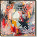 Colorful abstract painting MOTLEY