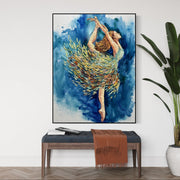 Extra Large Wall Art Abstract Oil Painting On Canvas Ballerina Dance Painting Abstract Oil Painting Abstract Artwork Canvas Art | BALLERINA ABIGAIL