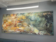 Invoice for a stretched painting in size 48"x96" for Jason