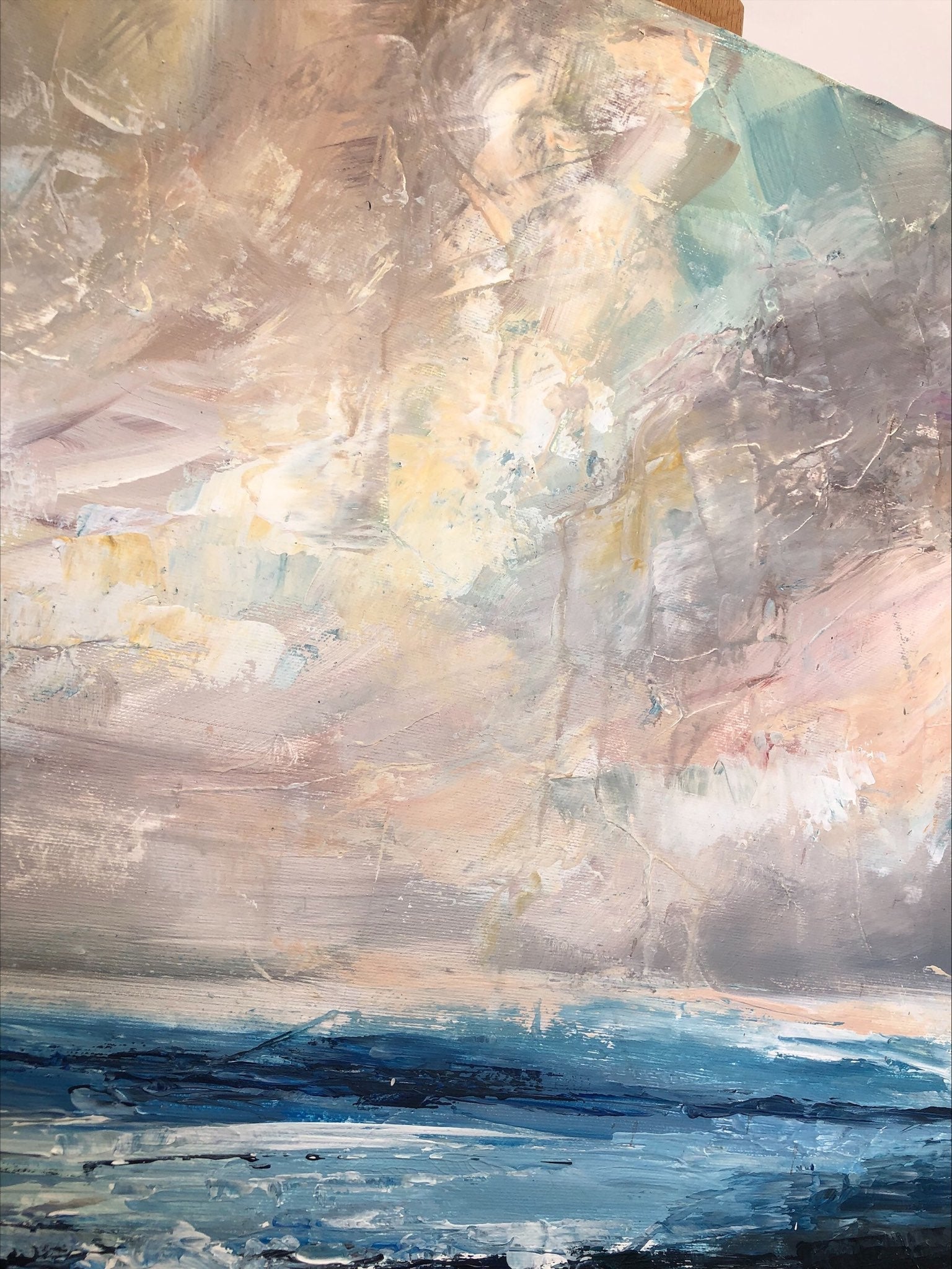 AHEAD OF THE STORM 27.5"x27.5"